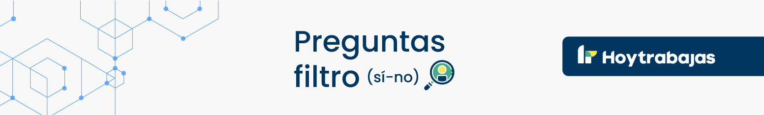 ¿Qué son las preguntas filtro (Cerradas)?